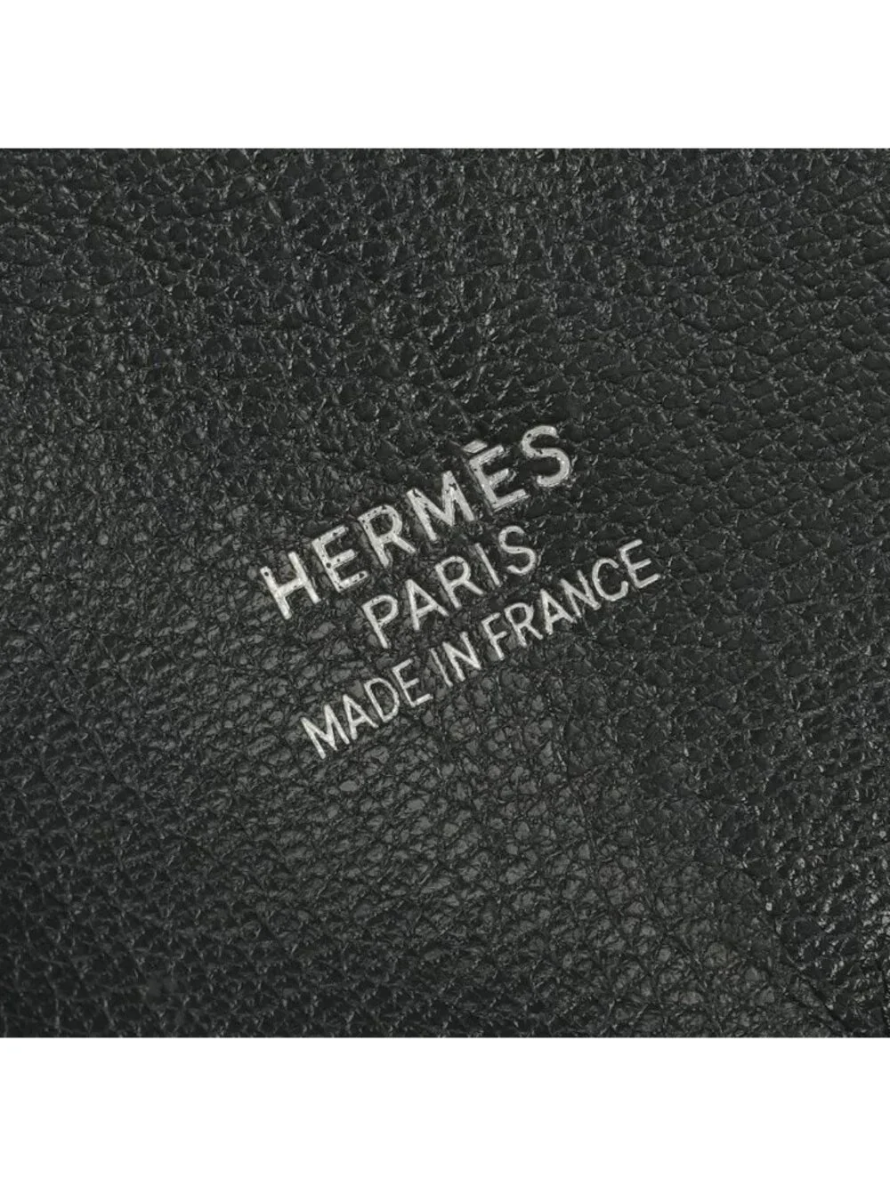 Hermes Plume Doc 38 Business Briefcase Fjord Noir Black Silver
